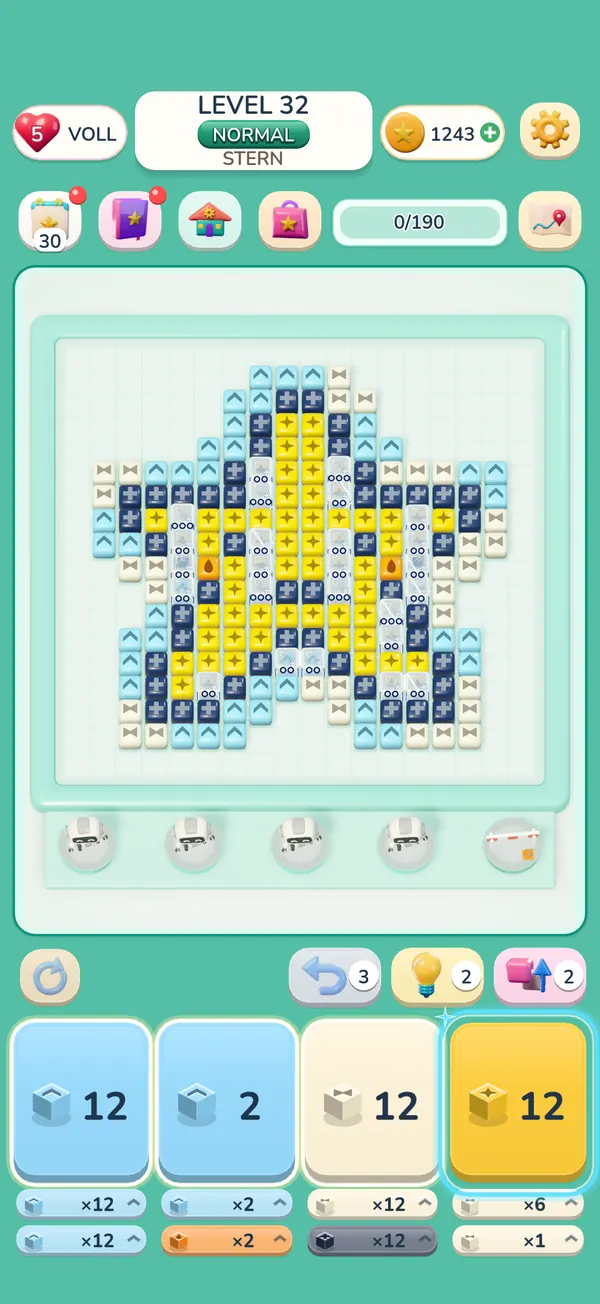 Robo Mosaic: a mosaic of colorful cubes behind a wall of thick ice