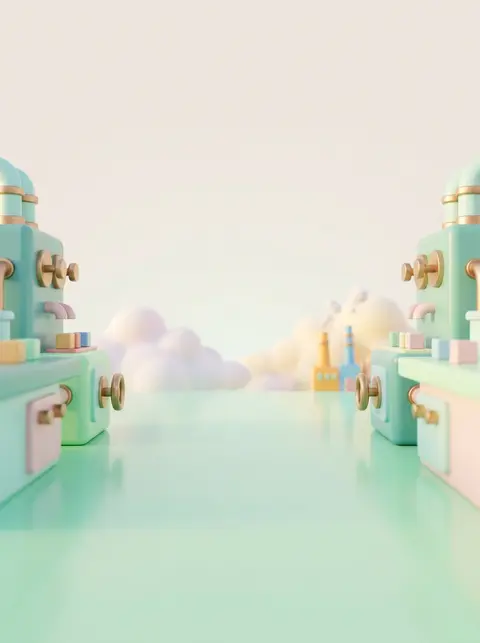 Mint workshop backdrop